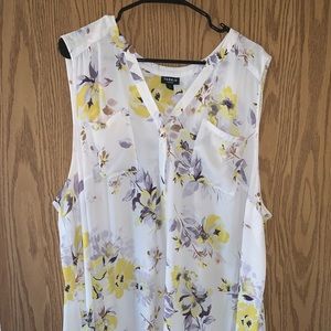 Purple and yellow flower Harper TORRID Size 3